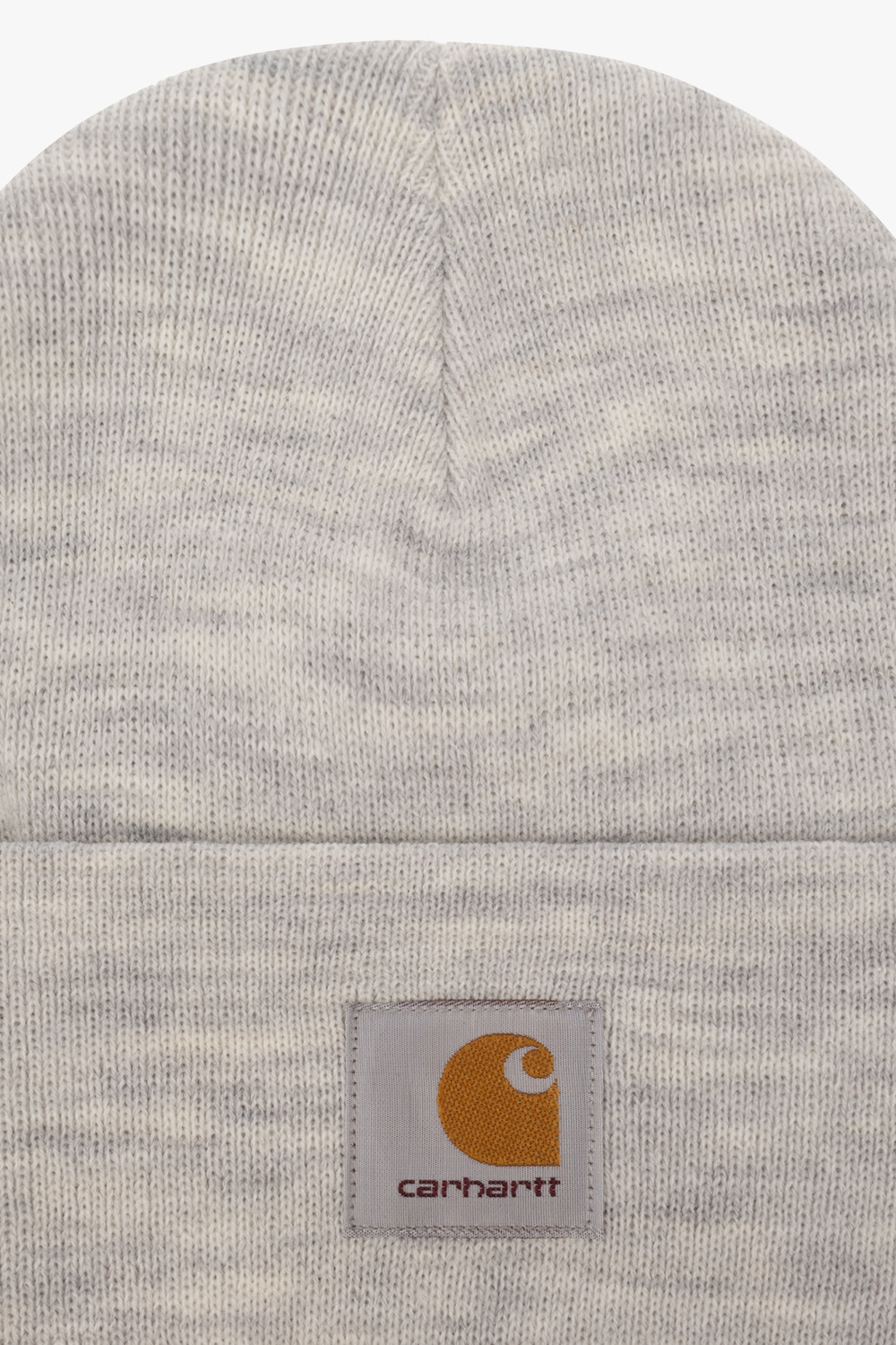 SchaferandweinerShops Australia Grey Watch beanie with logo Carhartt WIP Lovely hat that any little boy will love to wear